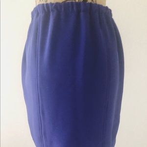 Blue a line skirt